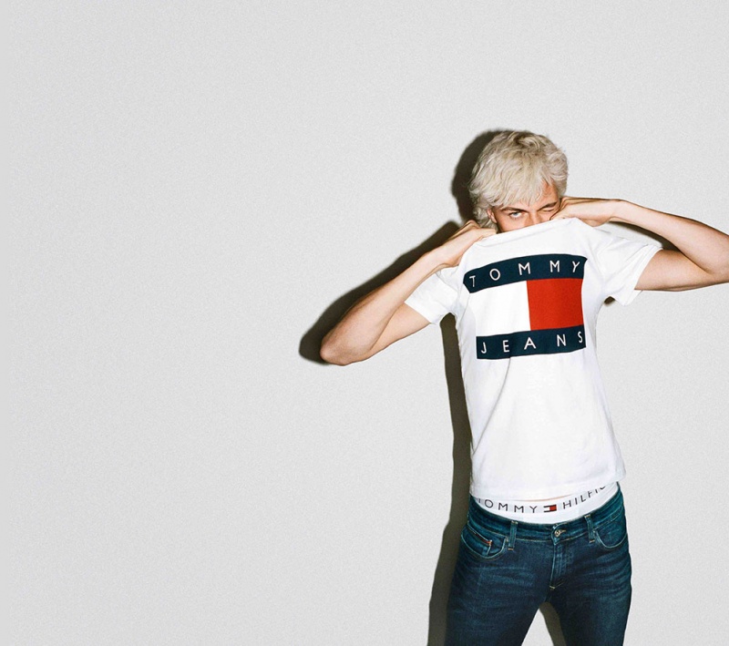 Lucky Blue Smith stars in the campaign for the latest Tommy Hilfiger collection (Credit: Bryant Eslava for Tommy Hilfiger)
